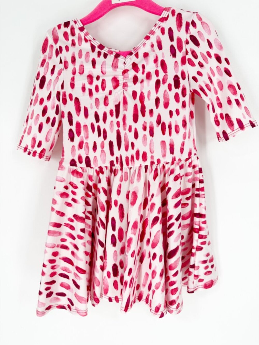 Dotdotsmile Girls Dress Size 2T Red Spots Print New with Tags